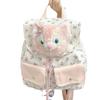 Linabell Kitty Cartoon Animal Plush Floral Backpack For Girls Daily Use