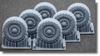 M142 Hymars Wheel Set for Monmodel Foreart Plastic Model Kits SCXWM72002 Scale-X 1/72 (6 Wheels) (Military Vehicle)