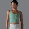 One Cup Tight Height Elastic Solid Color Sports Underwear Vest Running Fitness Yoga Wear Bra
