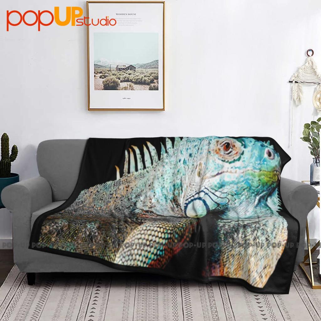 Colorful Iguana Animal Ultra-Soft Blanket Quilt Winter Sofa Cover Bed Covers