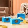 12pcs Small Wooden Boxes With Hinged Lid, Front Clasp - Paintable Treasure Box For DIY Arts & Crafts, Halloween, Birthday Party
