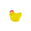 Luminous Rooster Resin Ornament: Colorful Small Animal Desktop Decor