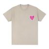 Ela Taubert T-Shirt Love Grafikdruck Damenbekleidung T-Shirts Bequem Baumwolle Kurzarm T-Shirt Lässig O-Ausschnitt Oberteile
