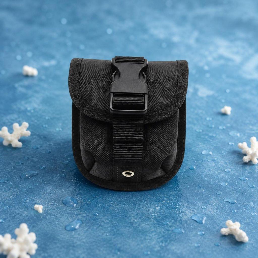2 Pieces Backplate Weight Pocket Nylon Quick Release Heavy Duty