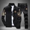 Casual Men Fashion Sweatshirts Jackets+Pants Plus Size Sports Suits