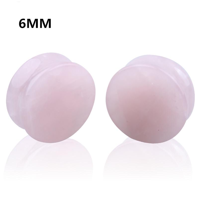 

Туннель, ухо. Розовый кварц 2шт