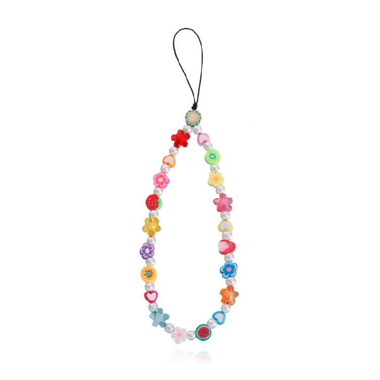 

Keyring and Keychain Rainbow Beads Phone Charm Perfect Gift for Ladies Teens 1
