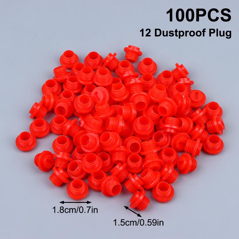 M12 M14 M16 M18 Common Rail Injector Dust Cap Reliable Connection Protection for Automotive Workshops 100pcs