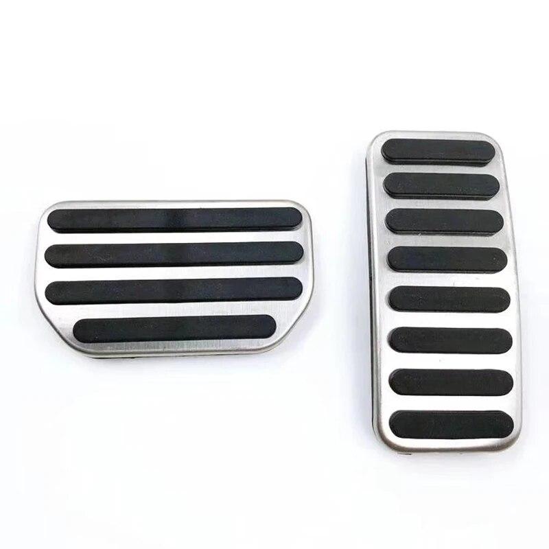 Stainless Car Accelerator Oil Pedal Brake Pedal Clucth Pedal Cover for Suzuki Vitara SX4 S-Cross Scross 2015 2016 2017 2018
