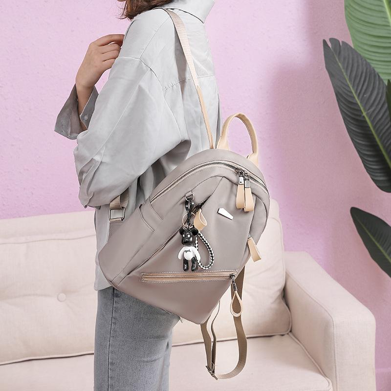 New backpack women's Oxford cloth Korean version trendy lightweight backpack fashion casual school bag women's bag travel bag