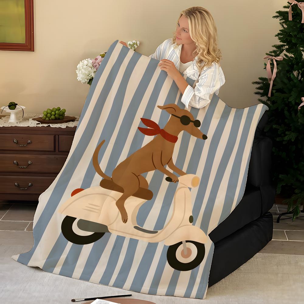 Tier s-Wurst d-Hunde Werfen Flanelldecke, Weich Warm, Langlebig & Waschbar niedlich Cool