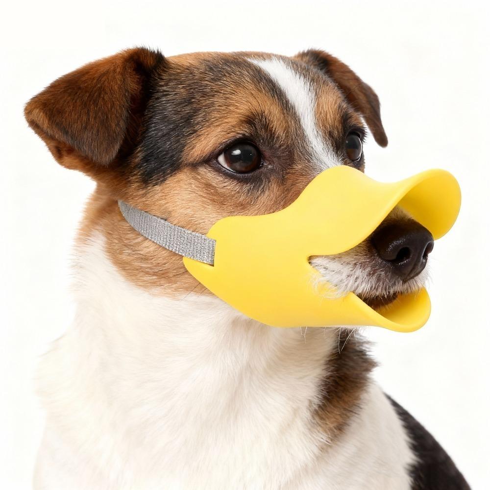 Muselière en Silicone Lisse Caoutchouc Muselière Douce en Silicone pour Petit Chien Muselière pour Chien Protection de Sécurité