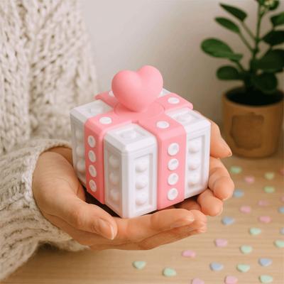 3D Printed Annoying Screw Gift Box Plastic Novelty Prank Screw Box Decorative Funny Gift Storage Box Christmas Gift