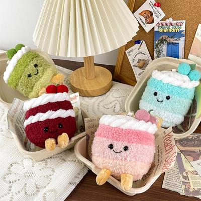 Cute Birthday Gift Simulation Cake Doll Fruit Series Dessert Cake Doll Bag Keychain Pendant