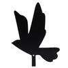 Flying Bird Wall Hook Iron Metal Modern Key Holder Hanger Coat Hook Wall Decor for Entryway Bags Hats Towels Black