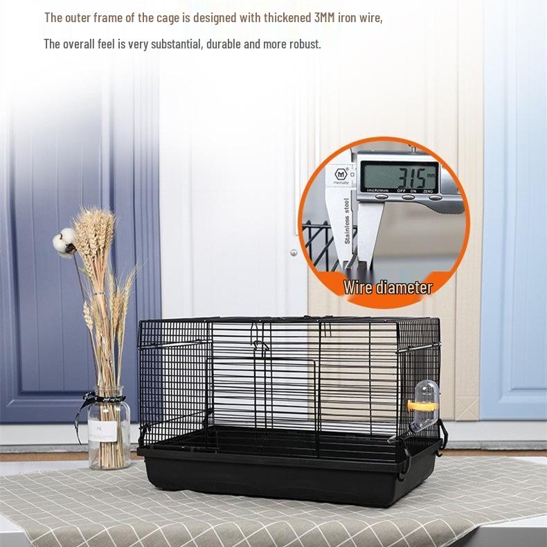 Deluxe Anti-Biss Hamsterkäfig: Geräumige Eisenvilla für Meerschweinchen