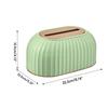 24TE Striped Tissue Box Table Napkin Holder Tissues Dispenser Toilet Paper Container