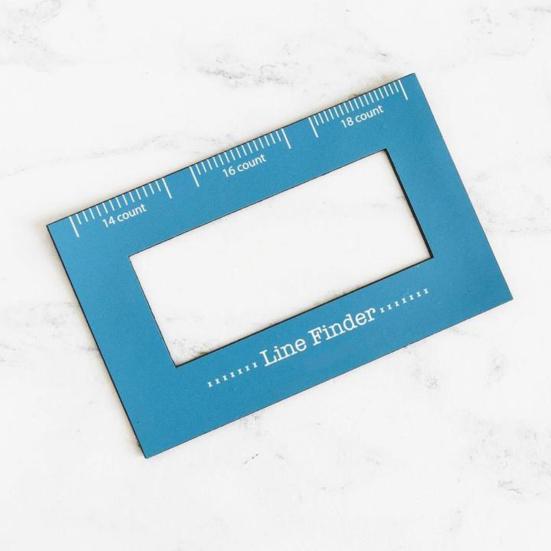 Cross Stitch Line Finder Magnetic Ruler Cross Stitch Chart Tool Sewing Embroidery Tool Cross Stitch Positioning Tool for Beginners Pros