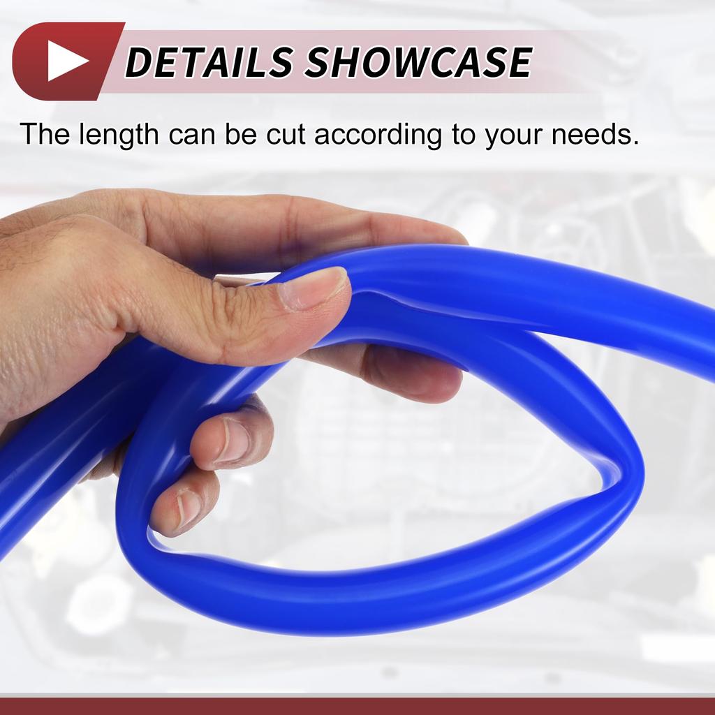 HEROFFIX Air and Water Silicone Vacuum Tube Hose High Temperature