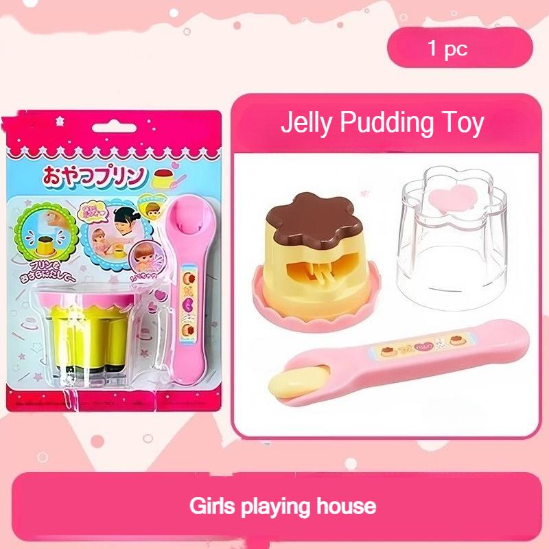 Bär Bento Gelee Pudding Fütterungsspielzeug Set Interaktives Küchen-Rollenspiel für Kleinkinder Eltern-Kind Pädagogisches Essensspielzeug für Kinder