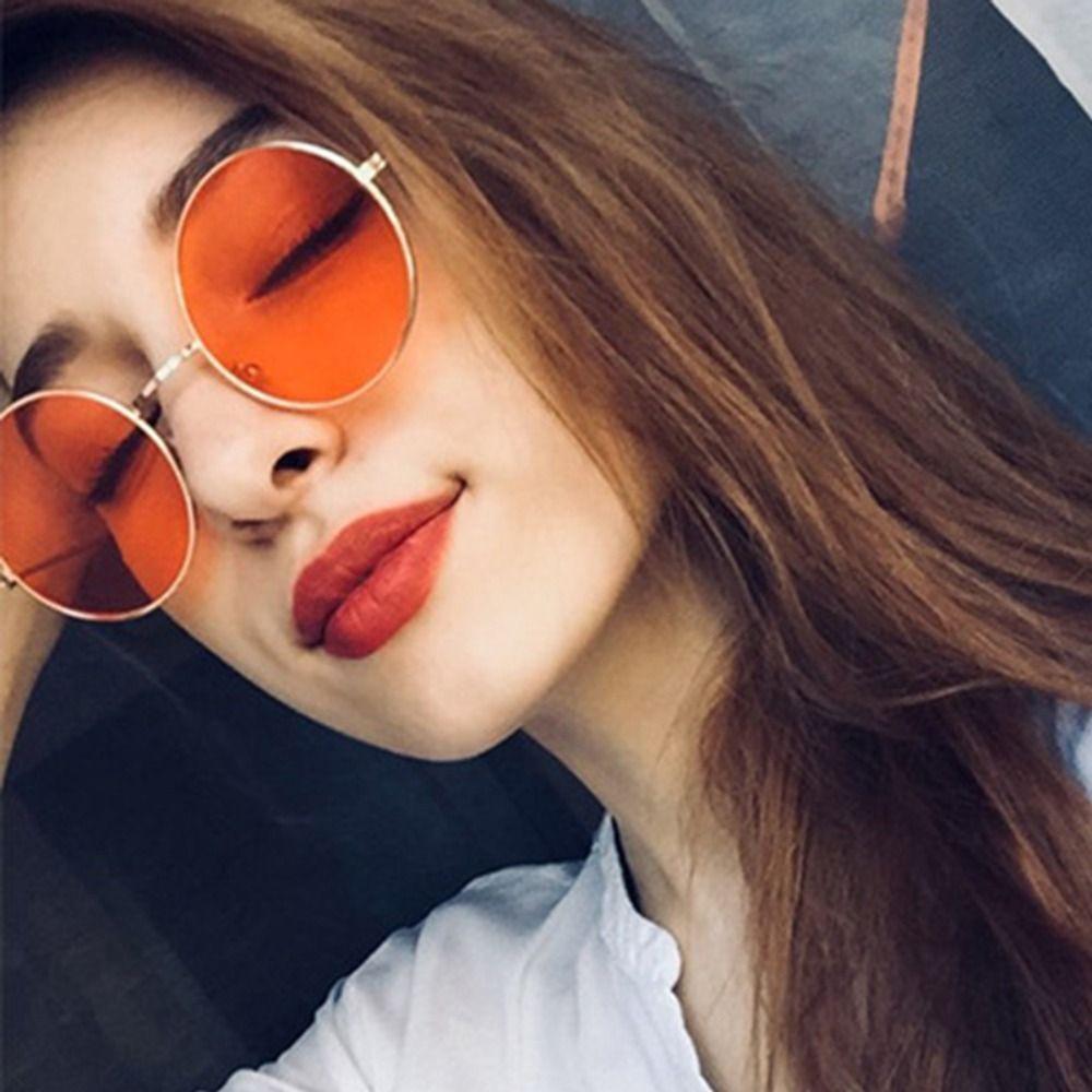Sun-Protective Driving Glasses Metal Frame Eyewear Black Shades Glasses  for Women Man