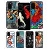 Koi Karpfen Fisch Hülle Für Samsung Galaxy S20 FE S21 S22 Ultra S8 S9 S10 e Note 10 Plus Note 20 Ultra Abdeckung