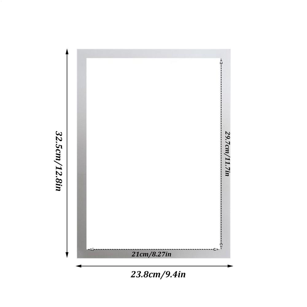 A4 Removable Picture Frames Magnetic Picture Frame Home Decor for Car Door Bedroom School Classroom Travel Vacation Graduation