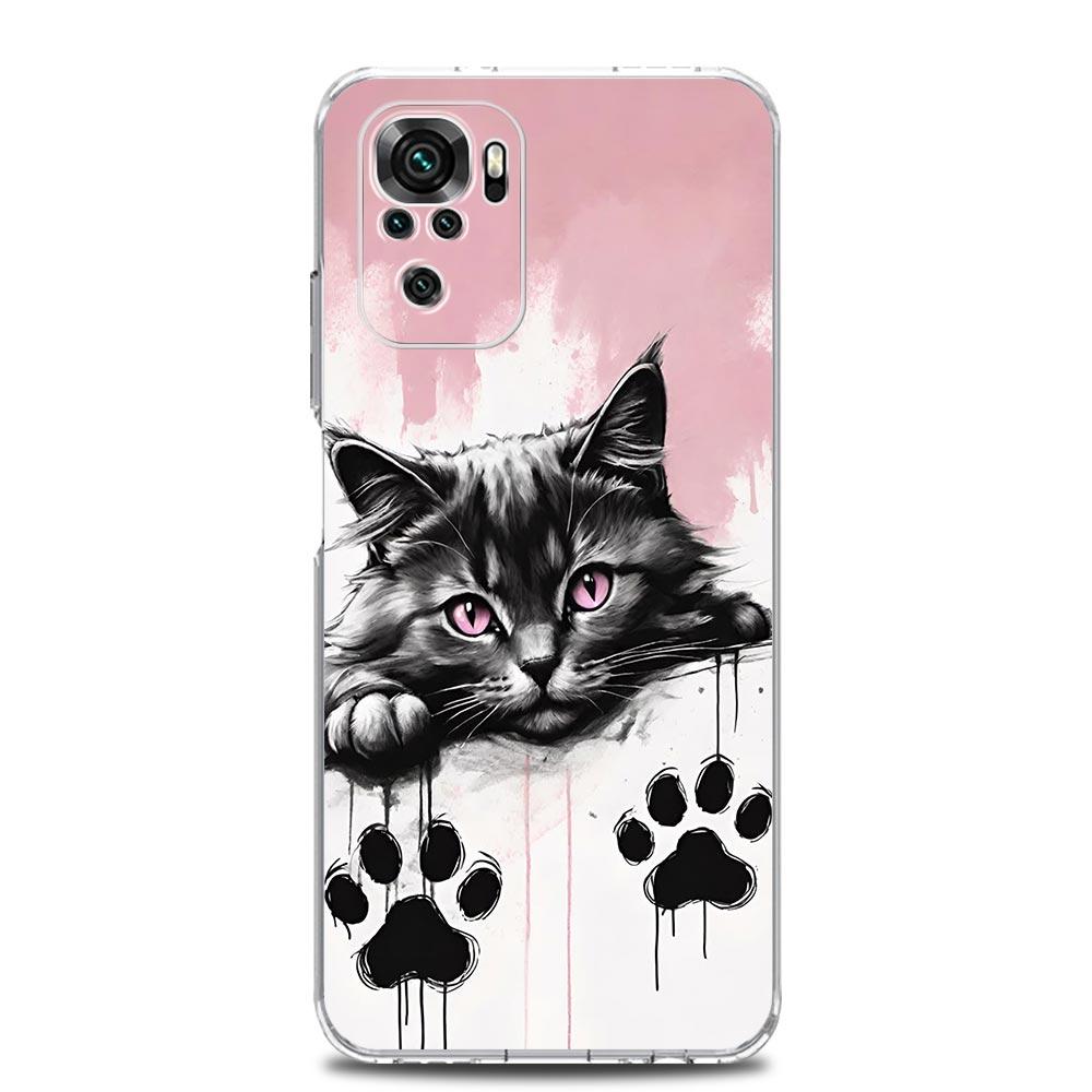 Phone Case For Xiaomi Redmi Note 15 14 13 12 4G 10 11 Pro Plus 5G 14C 13C 12C 10C Soft TPU Cover Daily Life of Cute Cats