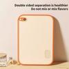 Double-Sided Wheat Straw Cutting Board - Antibacterial, Non-Slip, Adhesive Backing, Home Kitchen Fruit Chopping Board