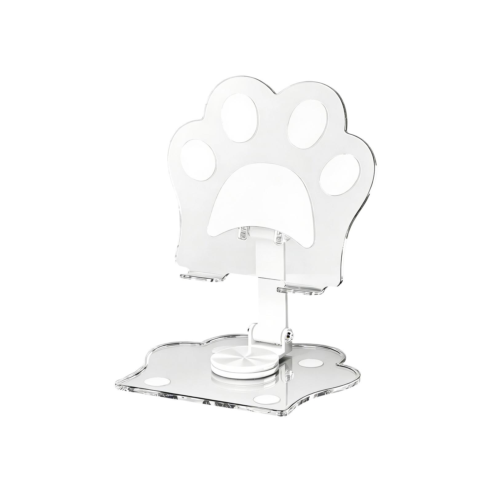 

Acrylic 360-degree Rotating Phone Stand For Desktop; Suitable For ; Multifunctional Portable Live-streaming Stand. One Size білий