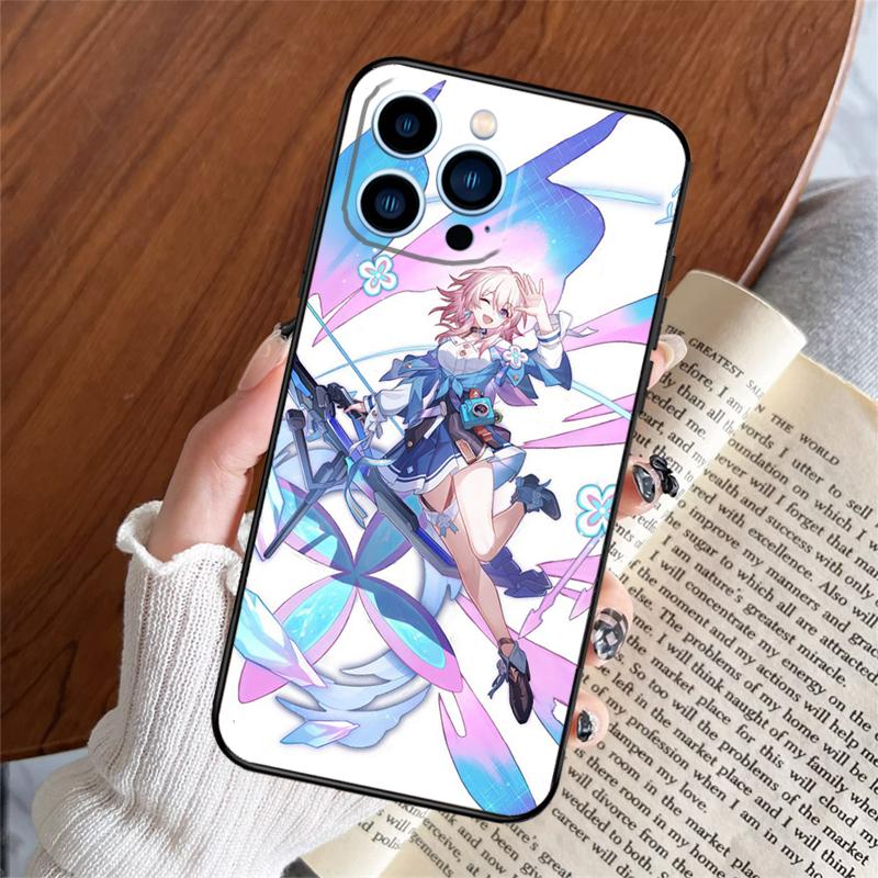 march 7th honkai star rail Phone Case For iPhone 17 Air 11 14 15 16 Pro Max Plus 12 13 mini 16e 17 Pro Max Back Cover