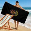 Galatasaray Grit Print Strandtuch, Großes Weiches Schnelltrocknendes Handtuch für Strand Camping Schwimmen