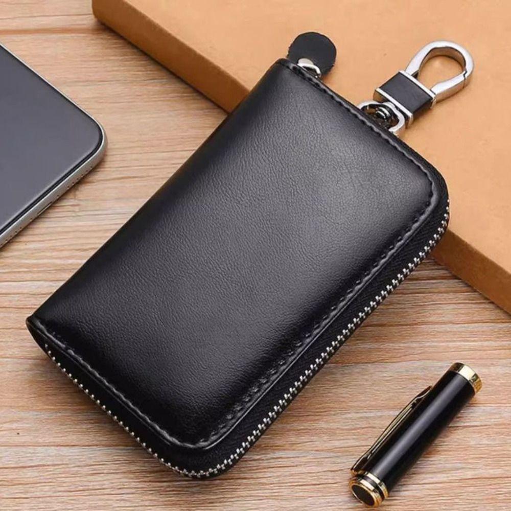 Retro Car Key Wallet Portable Key Storage Pouch Lightweight Key Organizer Business Use
