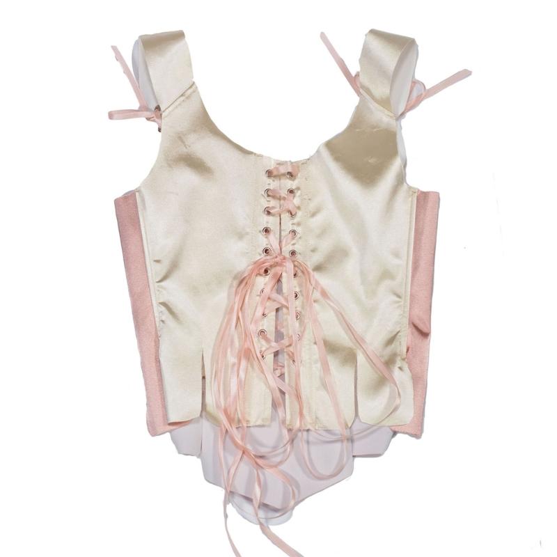 Tie Up Corset Tank Top for Women Slimming Body Shaper Back Tied Waist Trainer Girdle Teen Girl VictorianStyle Bustier