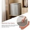 Large Clothes Storage Box 220L With Lid Foldable Storage Basket Organizer Bag for Laundry Bedding Bedroom Dorm Storage