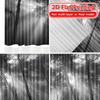 2D Flat Printing  2pcs Mystic Pines Popular Light Filtering Curtains 100% Polyester Curtains Room Decor Suitable for Living Room