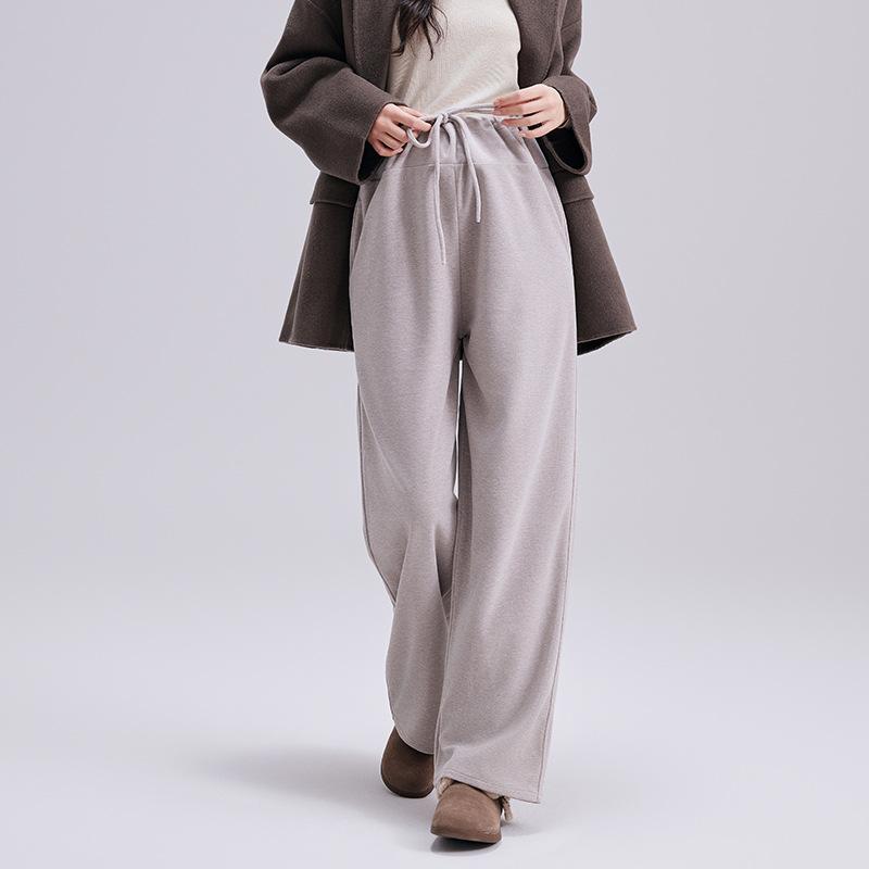 

Повседневные брюки для беременных свободного кроя, верхняя одежда, осень и зима, новые утолщенные брюки с широкими штанинами для беременных, женские брюки для живота, брюки для беременных XL