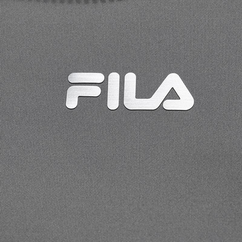 FILA Fitness Series Simple Fashion Classic Sports Training Casual Comfortable Versatile Loose Short Knit Jacket Women jackets Gray A11W611505FDY
