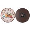 Battery Operated Wooden Wall Clock Silent Movement Home Decor Clock Retro Wall Clock  Wall Mount