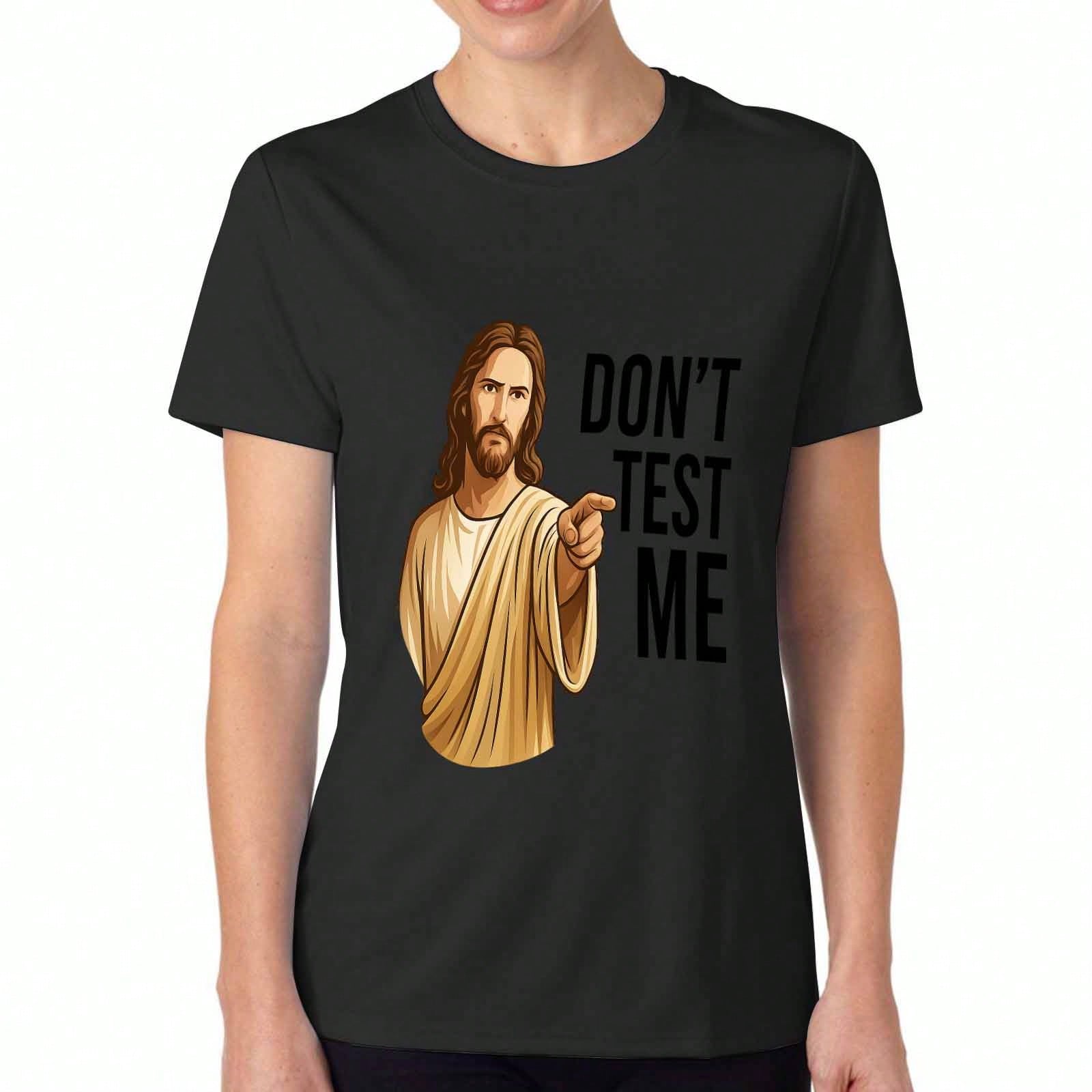Jesus Christ Victorious Ladies Cotton T Shirt, Premium Cotton Quality Print, Durable, Casual And Fashionable. Express Your Faith With This Classic Des S разноцветный