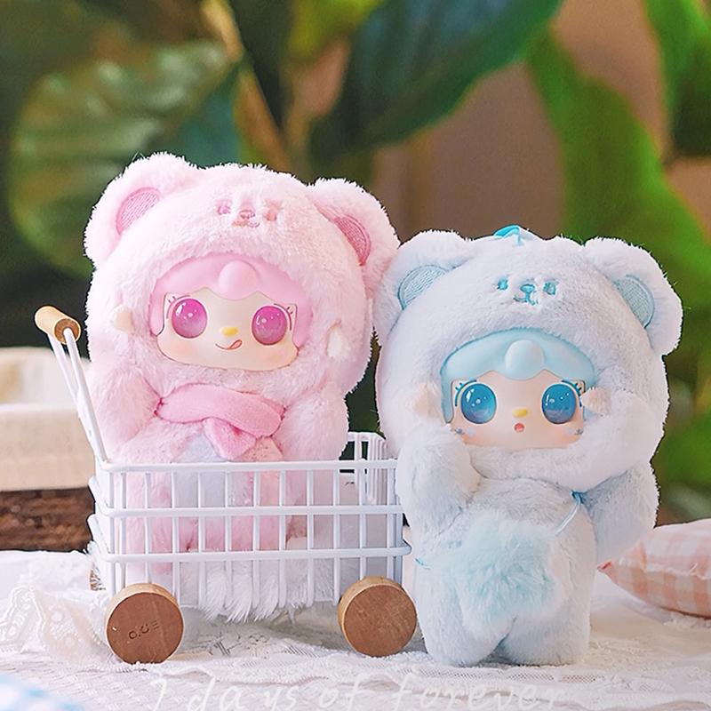 Yooki 4th Generation Blind Box Take A Bit Small Bear Series Plush Toys Exquisite Doll Backpack Mystery Box Gift
