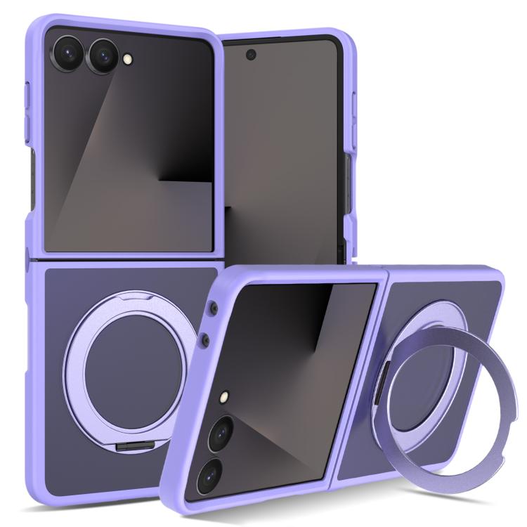 Skin Feel Rotating Holder Magnetic Phone Case For Galaxy Z Fold8 Ultra 5G, Matte PC TPU Shockproof Anti-Scratch Protective Cover