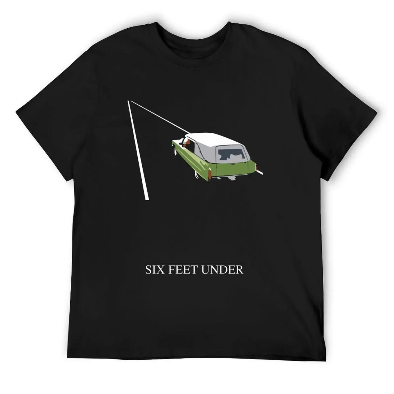 

Six Feet Under T-Shirt custom t-shirts blue lock plus size tops heavy weight t shirts for men XXXXXL різнокольоровий