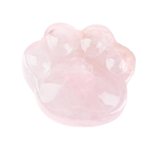 Mini Cat Paw Figurine Natural Healing Stone Hand Carved Statue Collectible Spiritual Gifts for Cat Lovers Women