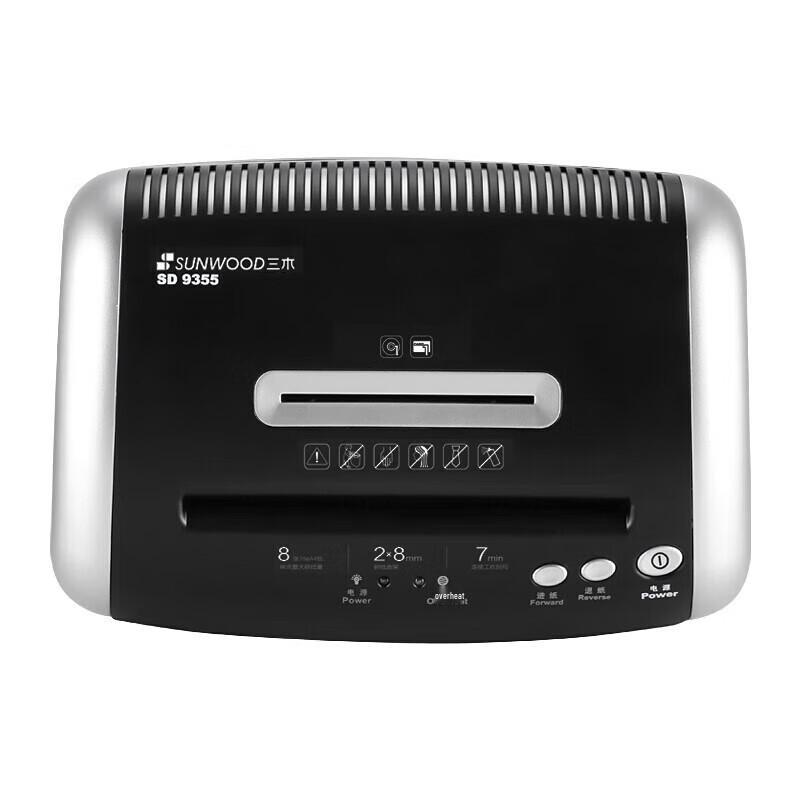 SUNWOOD SD9355 Cross-Cut Shredder CN plug (adapter included)