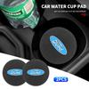 Hot Car Cup Holder Coaster Silicone Cup Holder Insert Non-Slip Cup Holder For Ford Focus 2 MK1 MK3 Mondeo MK4 Fiesta MK7 Fusion