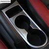Gearbox Water Cup Holder Window Lift Button AC Vent Outlet Cover Trim Carbon Fiber Accessories For Kia Rio 4 X-line 2017 -