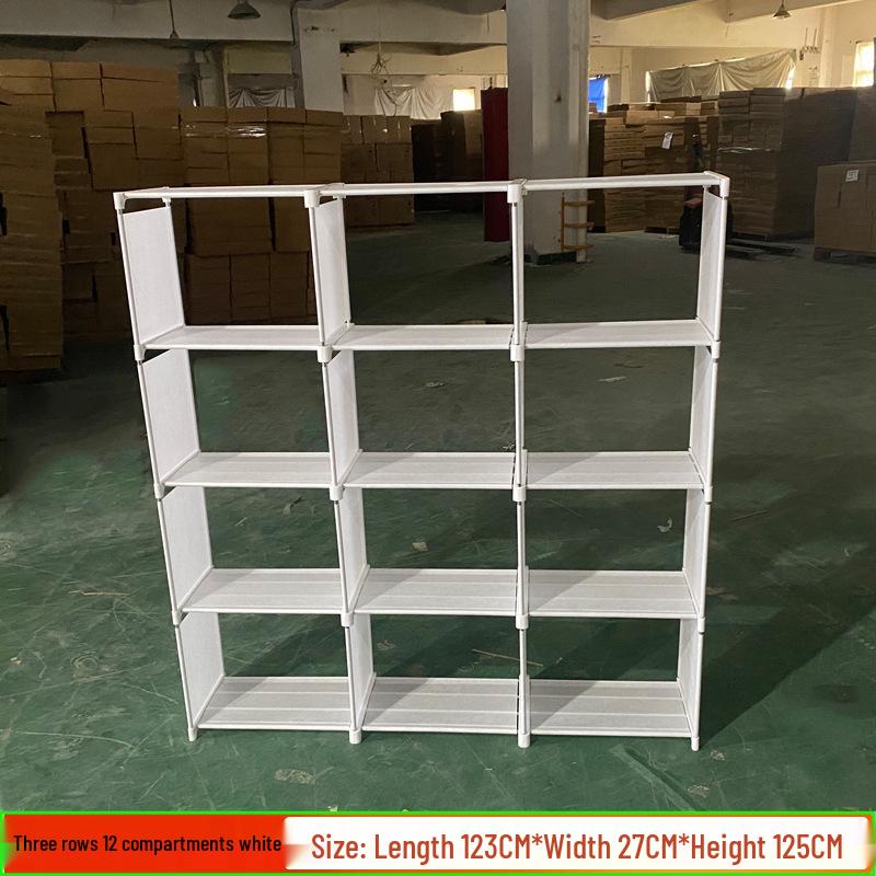 Best-Selling Multi-Layer Bookshelf: Three-Column Steel Pipe Bookcase for Home Storage & Student Organization