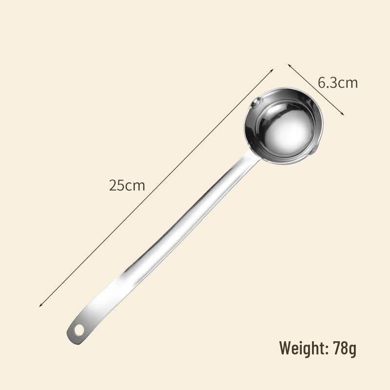 304 Stainless Steel Long Handle Oil Drizzling Spoons (Set of 2)