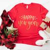 Hello 2026 Happy New Year Crew T-shirt Men's Women Shirts Clothes Casual Fashion Hip Hop Streetwear Tshirt GoodBye 2025 Outfit